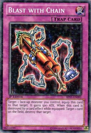 Blast with Chain (Starfoil) (Starfoil Rare) (BP01-EN093) - Battle Pack: Epic Dawn Unlimited