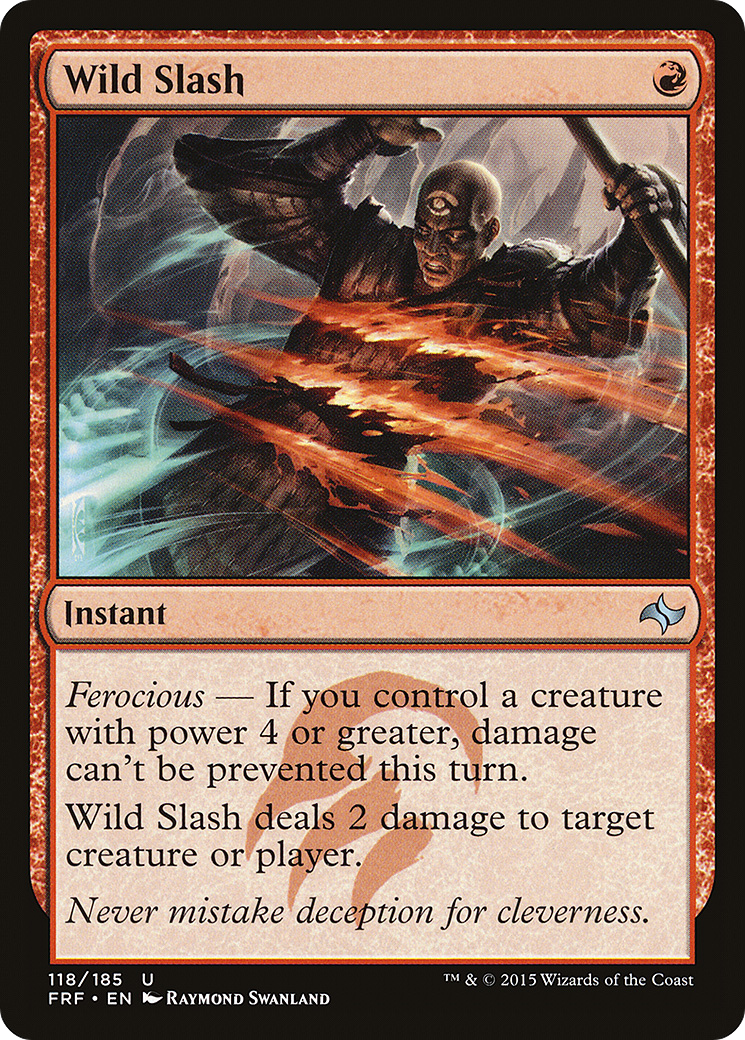 Wild Slash (FRF-118) [Fate Reforged] Foil