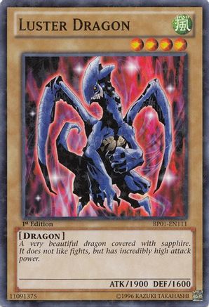 Luster Dragon (Starfoil) (Starfoil Rare) (BP01-EN111) - Battle Pack: Epic Dawn 1st Edition