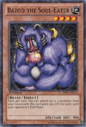 Bazoo the Soul-Eater (Starfoil) (Starfoil Rare) (BP01-EN119) - Battle Pack: Epic Dawn Unlimited