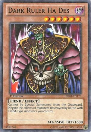 Dark Ruler Ha Des (Starfoil) (Starfoil Rare) (BP01-EN122) - Battle Pack: Epic Dawn 1st Edition