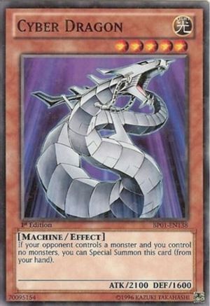 Cyber Dragon (Starfoil) (Starfoil Rare) (BP01-EN138) - Battle Pack: Epic Dawn 1st Edition
