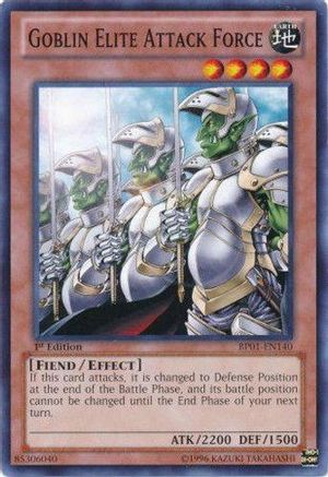 Goblin Elite Attack Force (Starfoil) (Starfoil Rare) (BP01-EN140) - Battle Pack: Epic Dawn 1st Edition