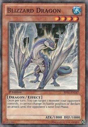 Blizzard Dragon (Starfoil) (Starfoil Rare) (BP01-EN147) - Battle Pack: Epic Dawn 1st Edition