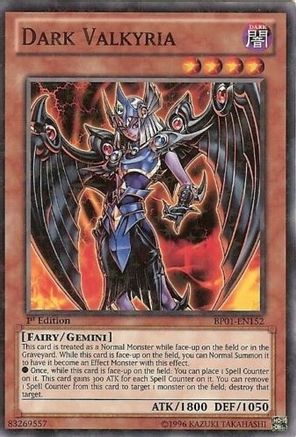 Dark Valkyria (Starfoil) (Starfoil Rare) (BP01-EN152) - Battle Pack: Epic Dawn 1st Edition