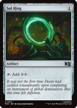 Sol Ring (MSC-213) (Surge Foil) [Commander: Marvel Super Heroes] Foil