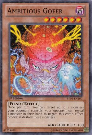 Ambitious Gofer (Starfoil) (Starfoil Rare) (BP01-EN160) - Battle Pack: Epic Dawn Unlimited