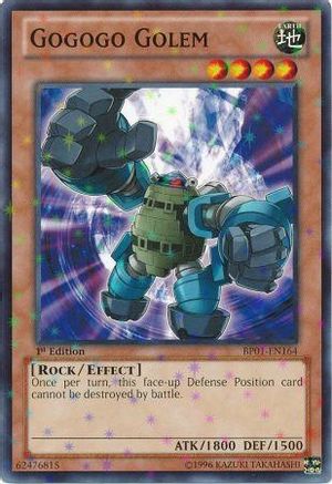 Gogogo Golem (Starfoil) (Starfoil Rare) (BP01-EN164) - Battle Pack: Epic Dawn Unlimited