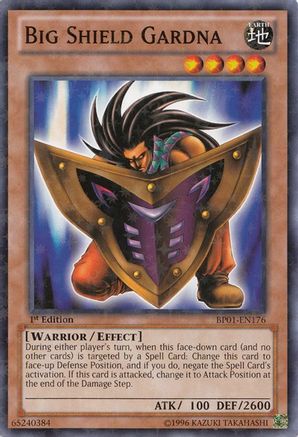 Big Shield Gardna (Starfoil) (Starfoil Rare) (BP01-EN176) - Battle Pack: Epic Dawn 1st Edition