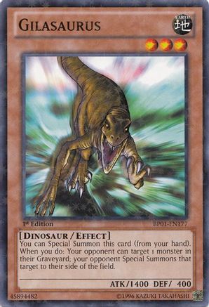 Gilasaurus (Starfoil) (Starfoil Rare) (BP01-EN177) - Battle Pack: Epic Dawn 1st Edition