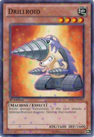 Drillroid (Starfoil) (Starfoil Rare) (BP01-EN191) - Battle Pack: Epic Dawn 1st Edition