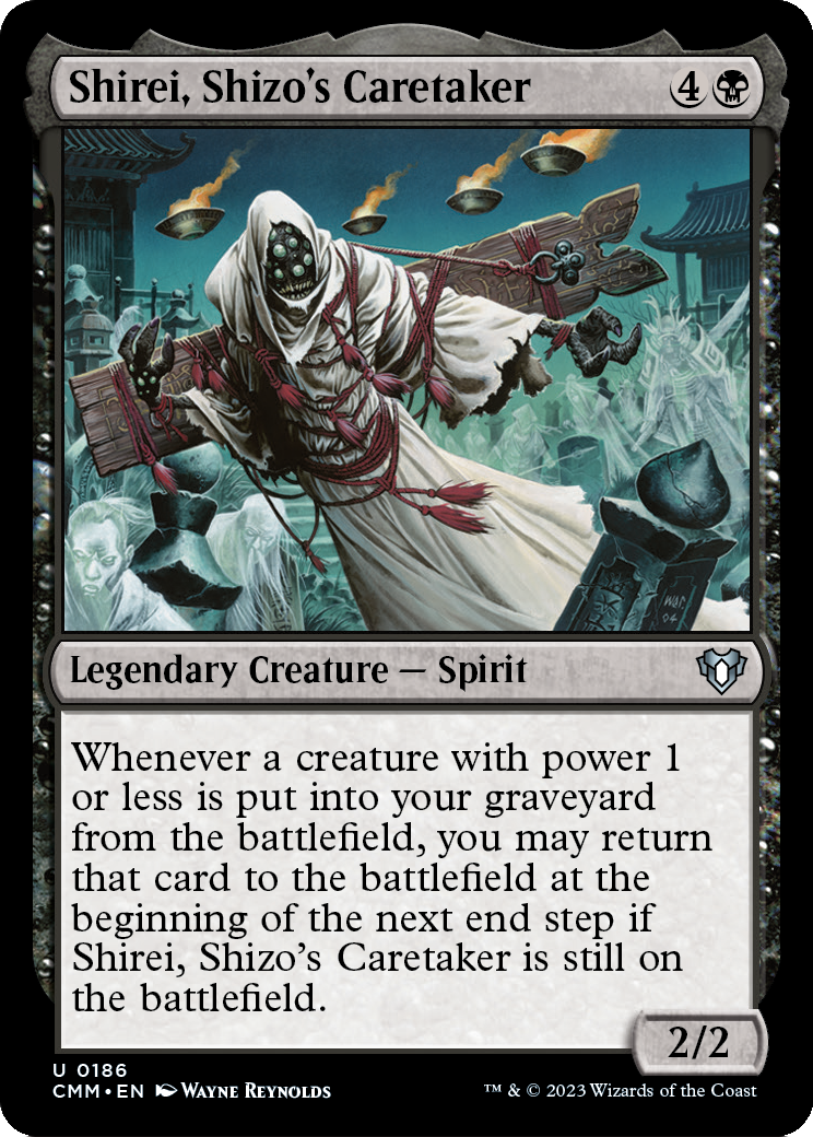 Shirei, Shizo's Caretaker - Foil [Commander Masters]