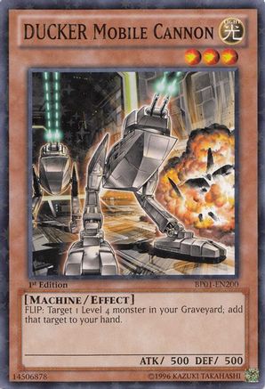 DUCKER Mobile Cannon (Starfoil) (Starfoil Rare) (BP01-EN200) - Battle Pack: Epic Dawn Unlimited