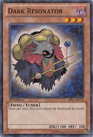 Dark Resonator (Starfoil) (Starfoil Rare) (BP01-EN203) - Battle Pack: Epic Dawn Unlimited