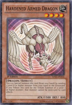 Hardened Armed Dragon (Starfoil) (Starfoil Rare) (BP01-EN214) - Battle Pack: Epic Dawn 1st Edition