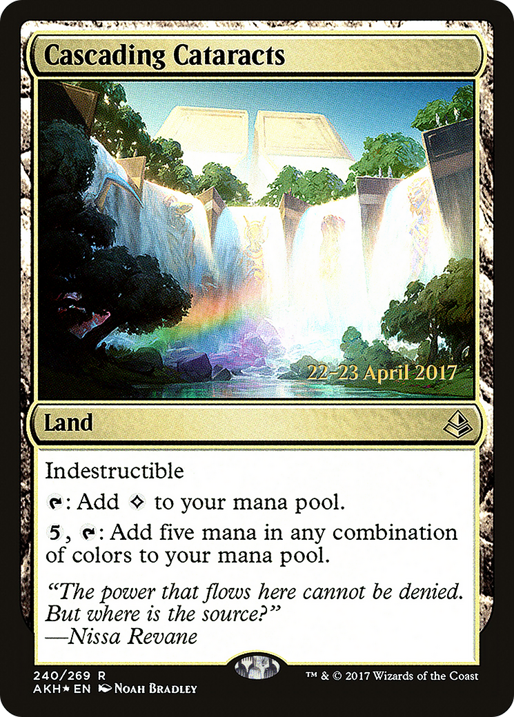 Cascading Cataracts (PRE-240) [Amonkhet Promos] Foil