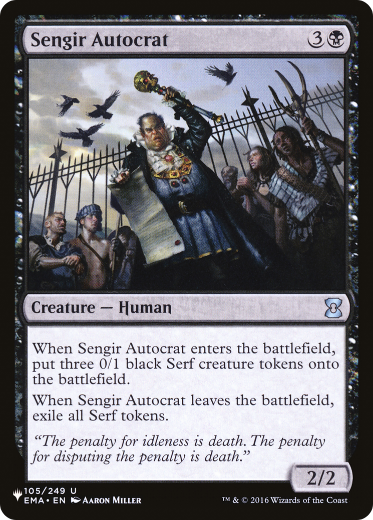 Sengir Autocrat (LIST-105/249) [The List]