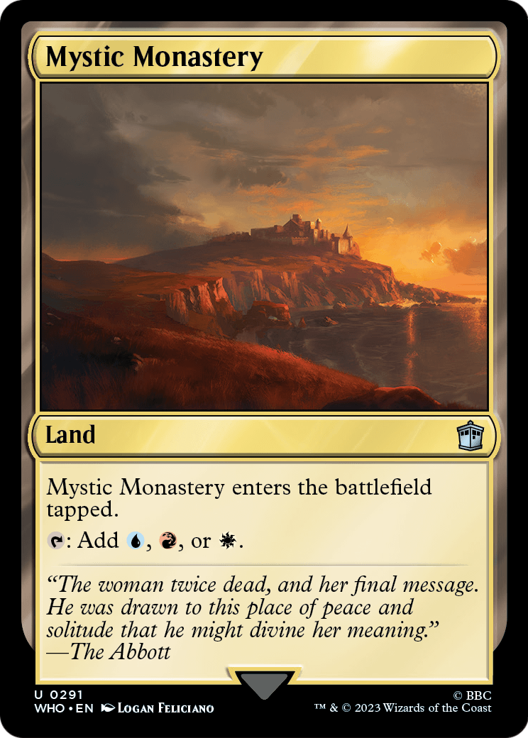 Mystic Monastery (WHO-291) [Doctor Who] Foil