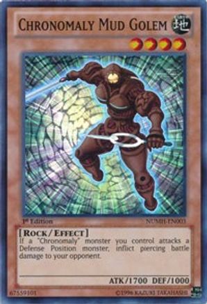 Chronomaly Mud Golem (Super Rare) (NUMH-EN003) - Number Hunters Unlimited
