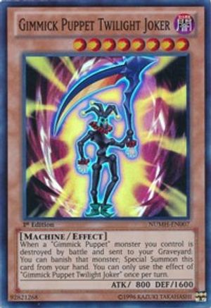 Gimmick Puppet Twilight Joker (Super Rare) (NUMH-EN007) - Number Hunters Unlimited