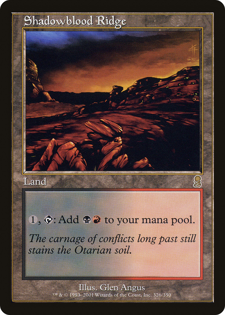 Shadowblood Ridge (ODY-326) [Odyssey]