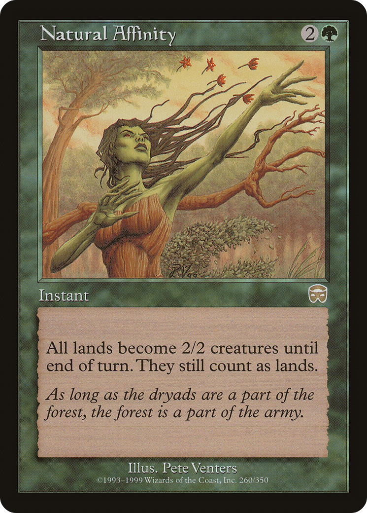 Natural Affinity (MMQ-260) [Mercadian Masques]