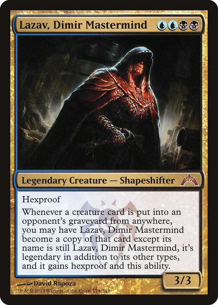 Lazav, Dimir Mastermind (GTC-174) [Gatecrash] Foil