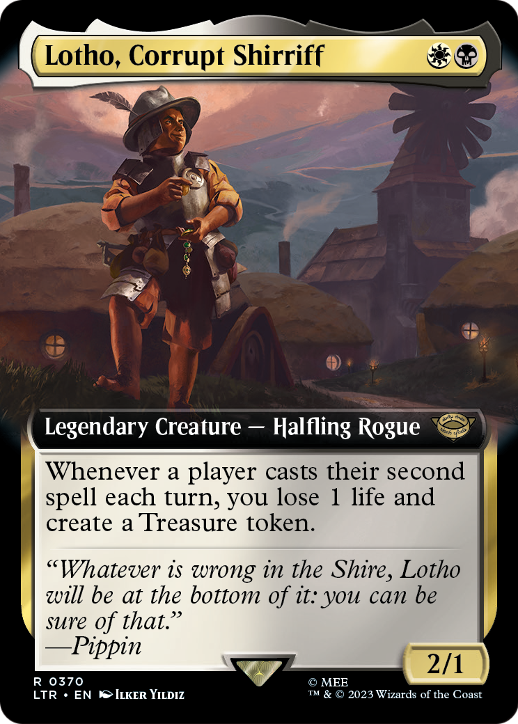 Lotho, Corrupt Shirriff (Extended Art) (LTR-370) [The Lord of the Rings: Tales of Middle-earth] Foil