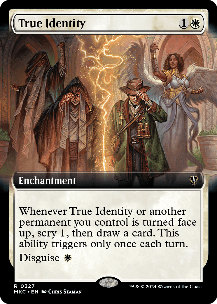 True Identity (Extended Art) (MKC-327) [Murders at Karlov Manor Commander]