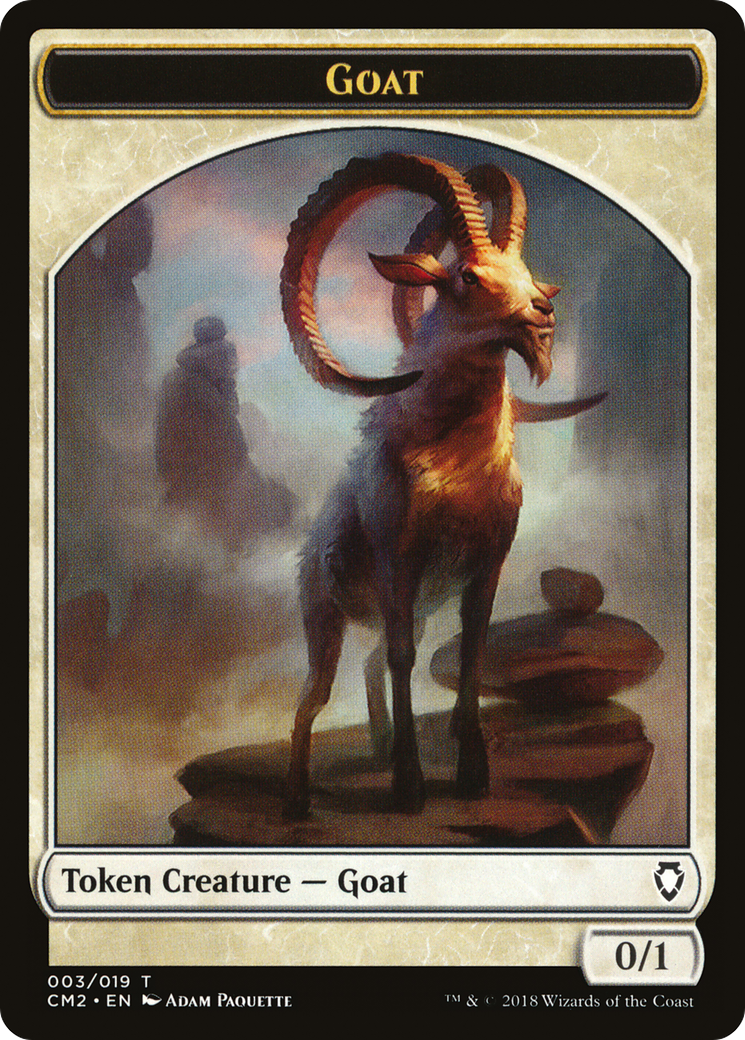 Goat Token (CM2-003) [Commander Anthology Volume II Tokens]