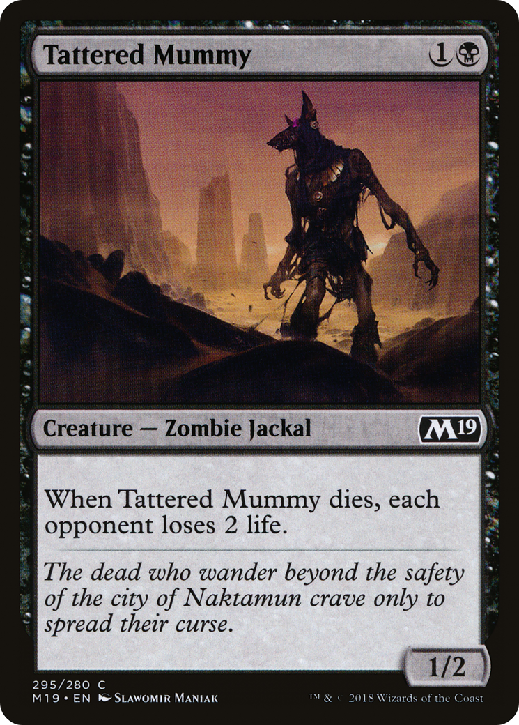 Tattered Mummy (M19-295) [Core Set 2019]
