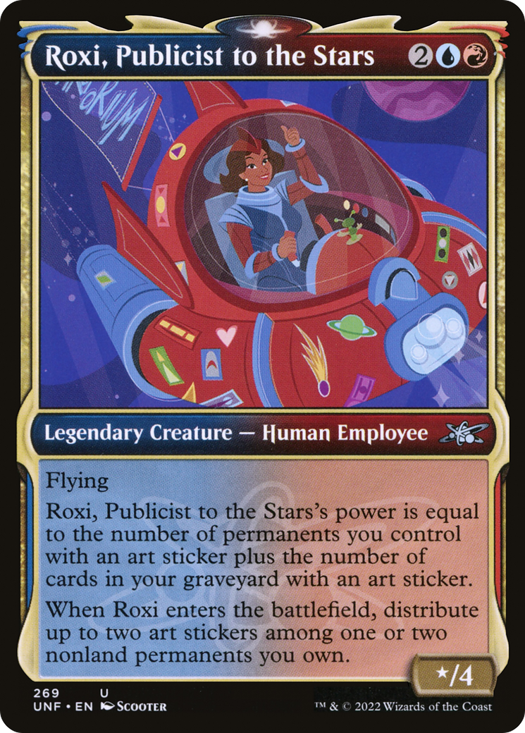 Roxi, Publicist to the Stars - Foil - Showcase [Unfinity]