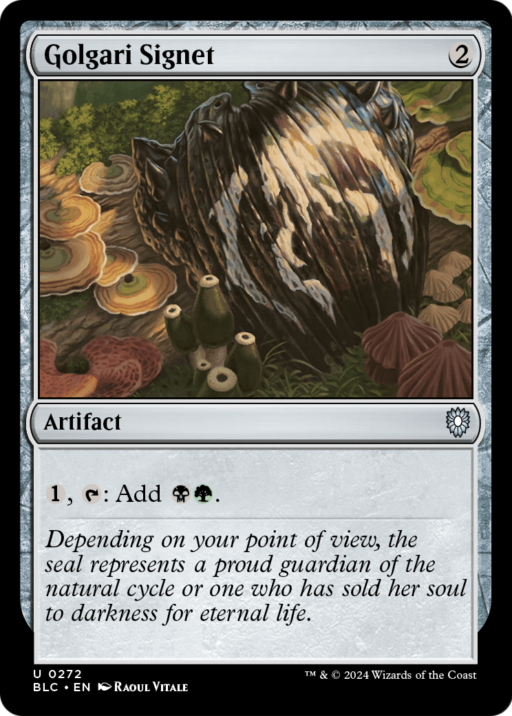 Golgari Signet (BLC-272) [Bloomburrow Commander]