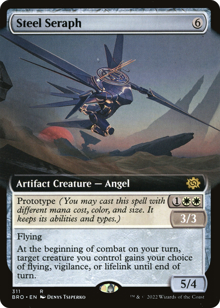 Steel Seraph (Extended Art) (BRO-311) [The Brothers' War] Foil