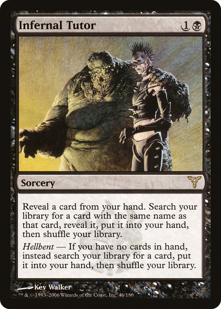 Infernal Tutor (DIS-046) [Dissension] Foil