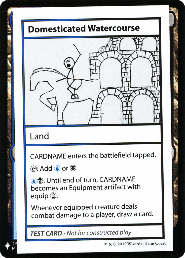 Domesticated Watercourse [Mystery Booster Playtest Cards 2019]