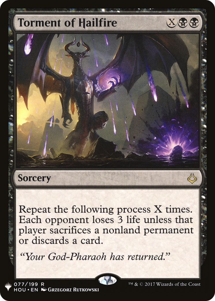 Torment of Hailfire (LIST-077) [The List]