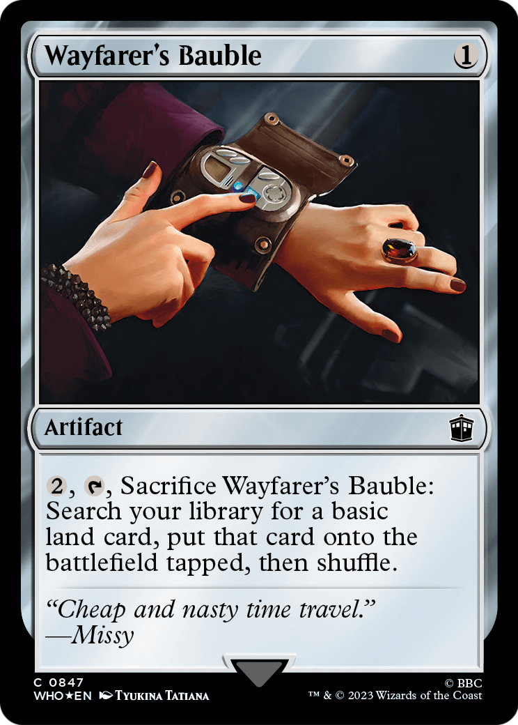 Wayfarer's Bauble (Surge Foil) (WHO-847) [Doctor Who] Foil