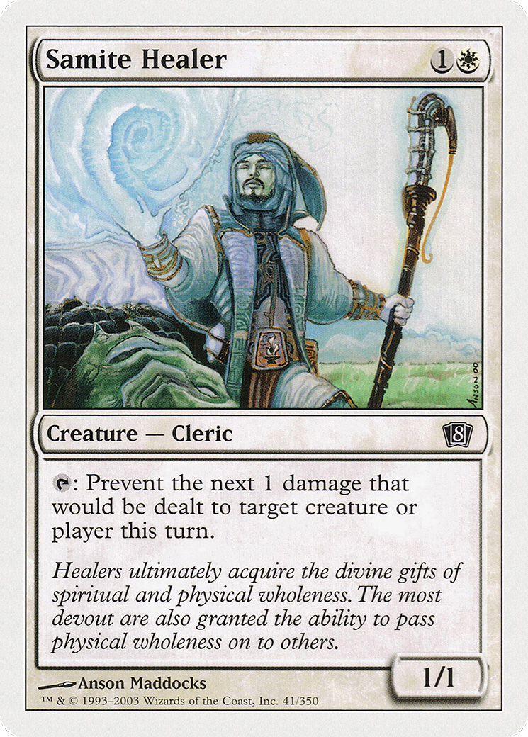 Samite Healer (8ED-041) [8th Edition] Foil