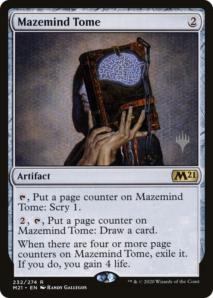 Mazemind Tome (PPM21-232) [Promo Pack: Core Set 2021 Promos] Foil