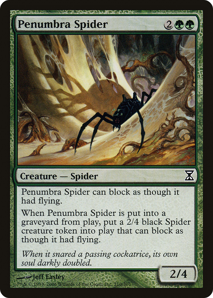 Penumbra Spider (TSP-210) [Time Spiral] Foil