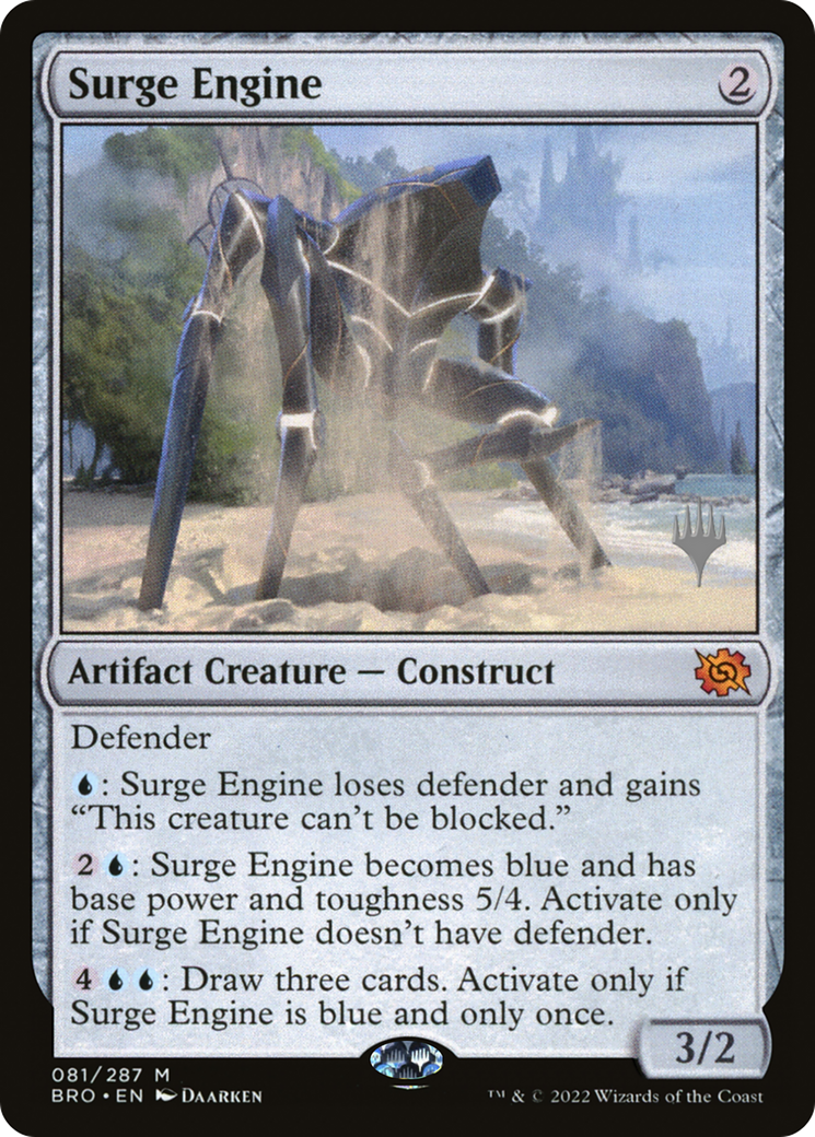 Surge Engine (PPBRO-081) [Promo Pack: The Brothers' War Promos] Foil