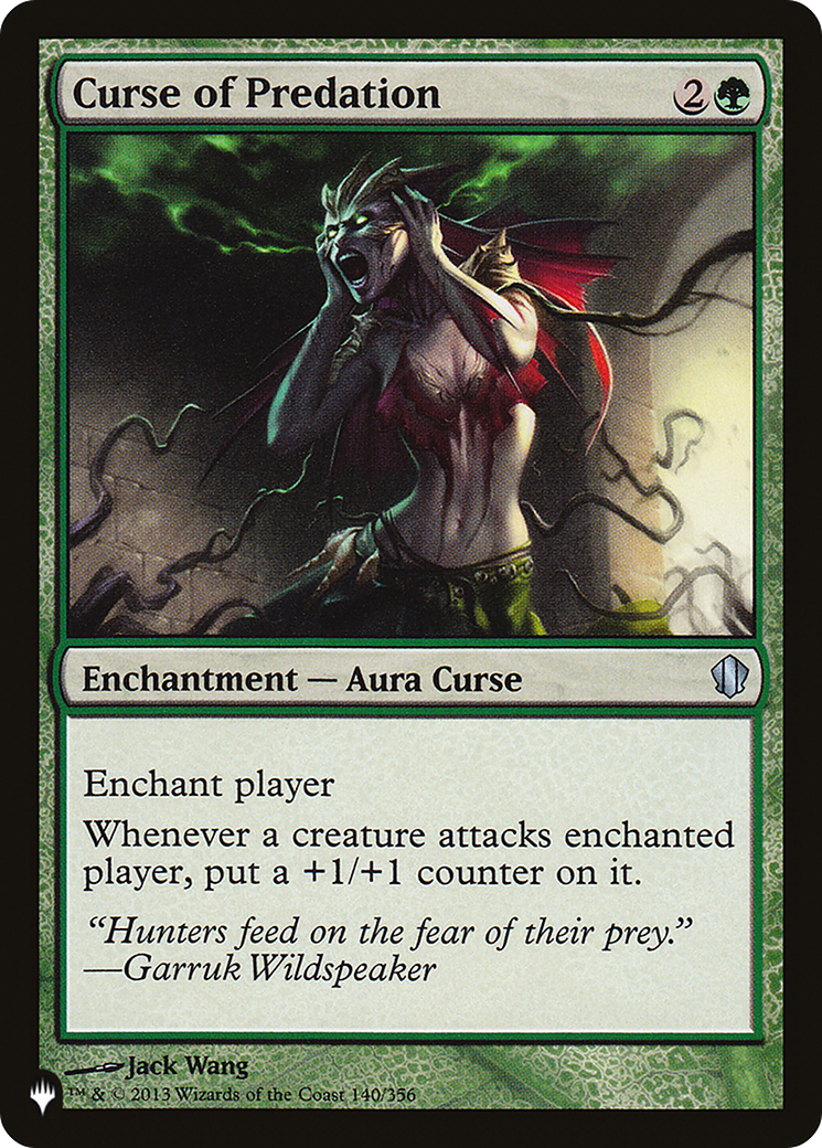 Curse of Predation (LIST-140/356) [The List]