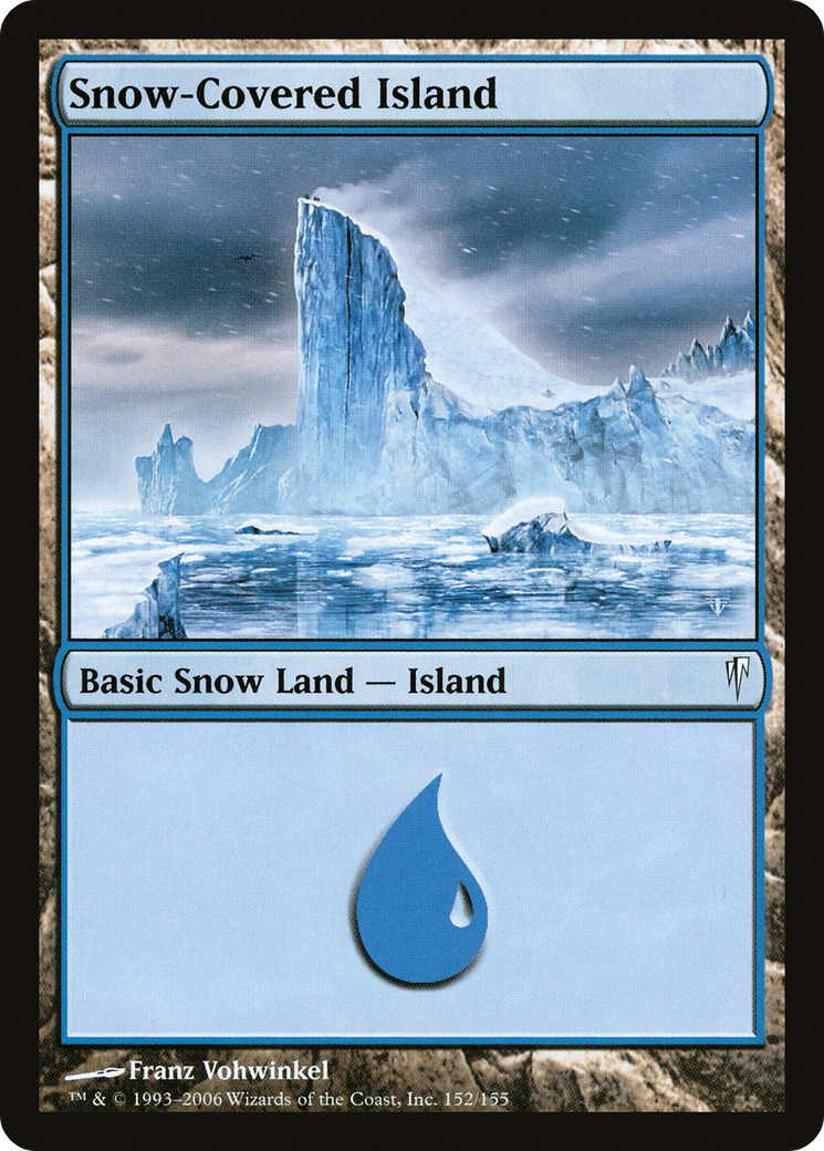 Snow-Covered Island (CSP-152) [Coldsnap] Foil