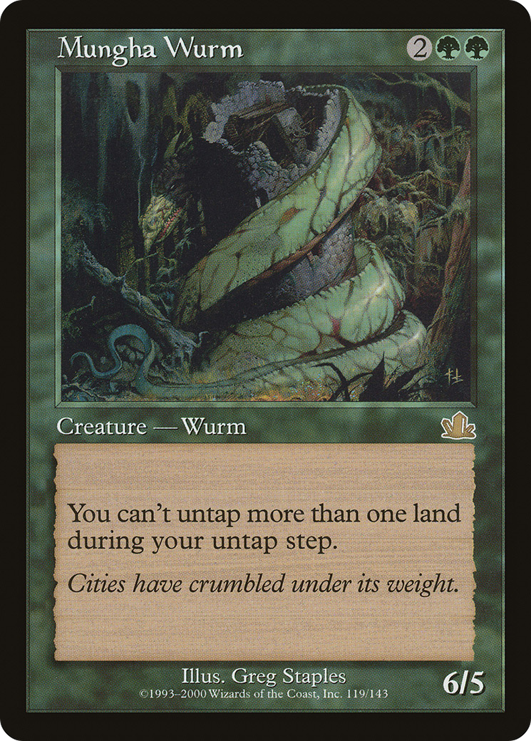 Mungha Wurm (PCY-119) [Prophecy] Foil