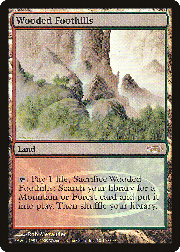 Wooded Foothills (JDG-010) [Judge Gift Cards 2009] Foil