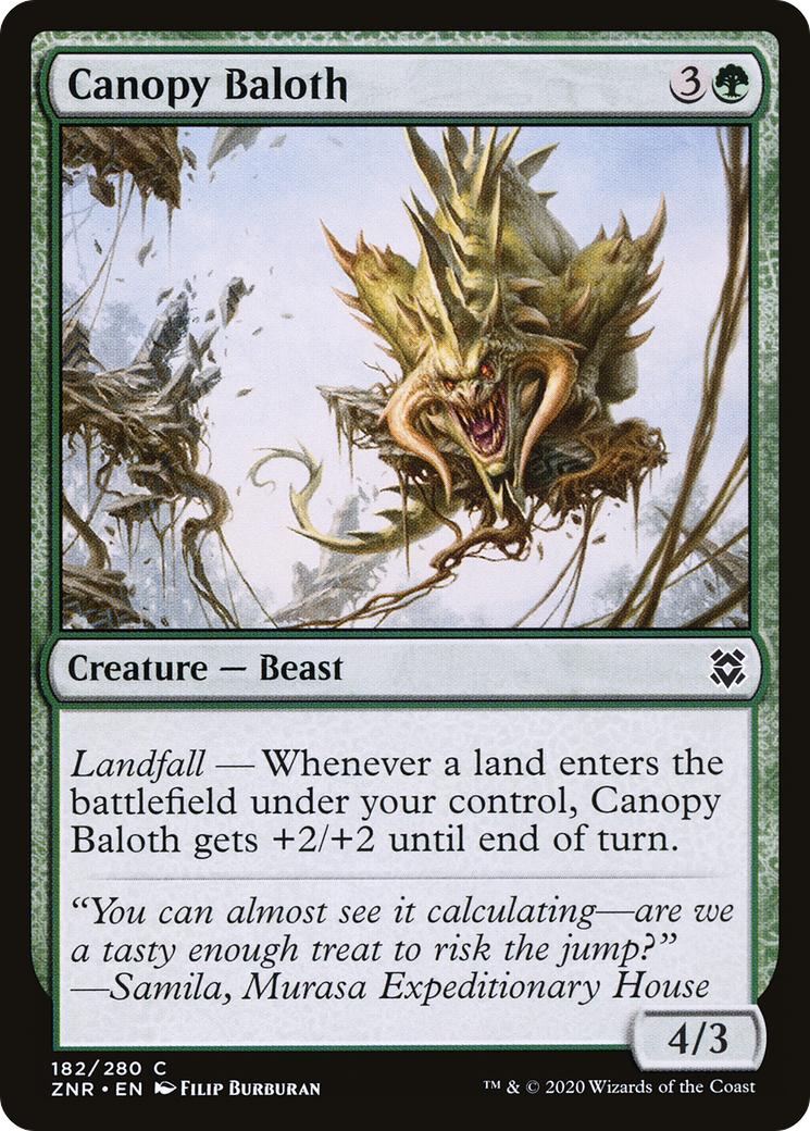 Canopy Baloth - Foil [Zendikar Rising]