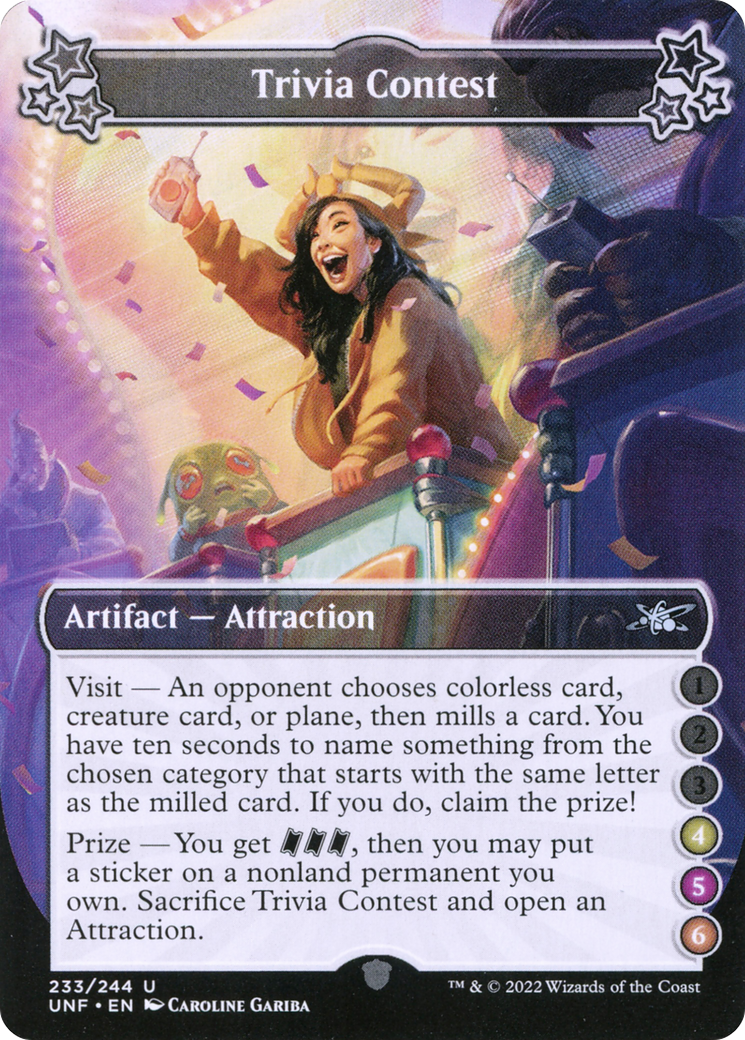 Trivia Contest (4-5-6) (UNF-233) [Unfinity] Foil