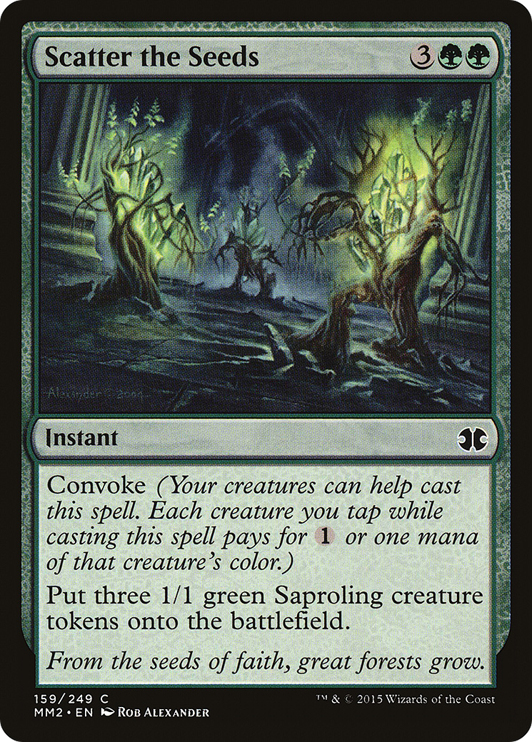 Scatter the Seeds (MM2-159) [Modern Masters 2015] Foil