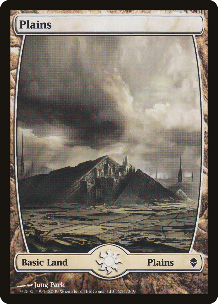 Plains (231) - Full Art (ZEN-231) [Zendikar] Foil